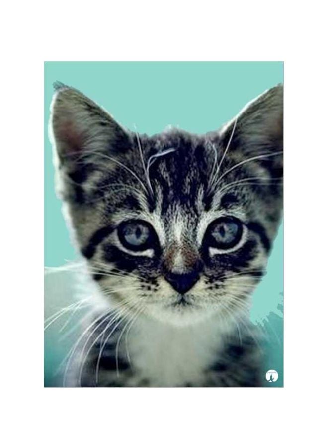 بي بي لوح ماوس بطبعة قطة أسود/ بيج/ أبيض