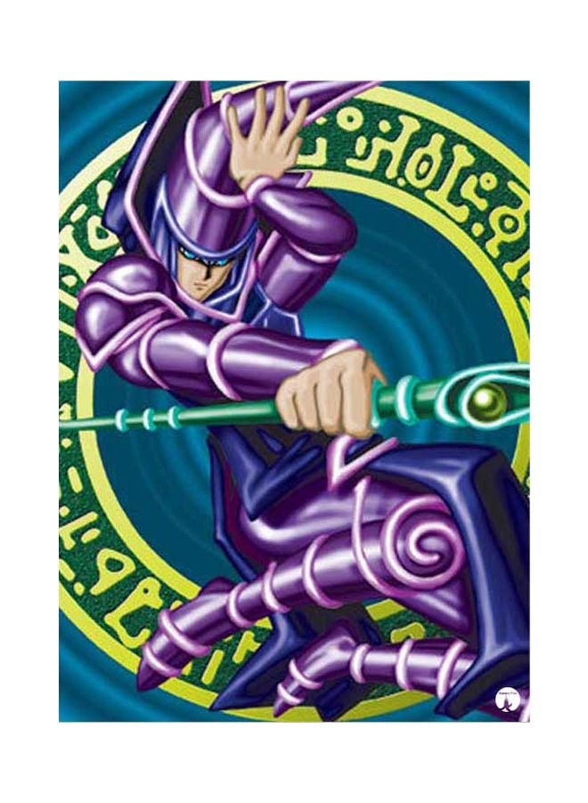 BP Anime Yu Gi Oh Printed Mousepad Blue/Purple/Green