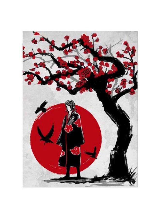 BP Naruto Printed Mousepad Black/Red/Grey