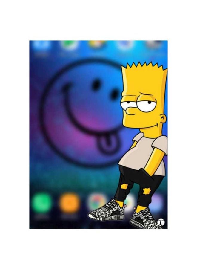 BP Simpsons Printed Mouse Pad Yellow/Black/Blue