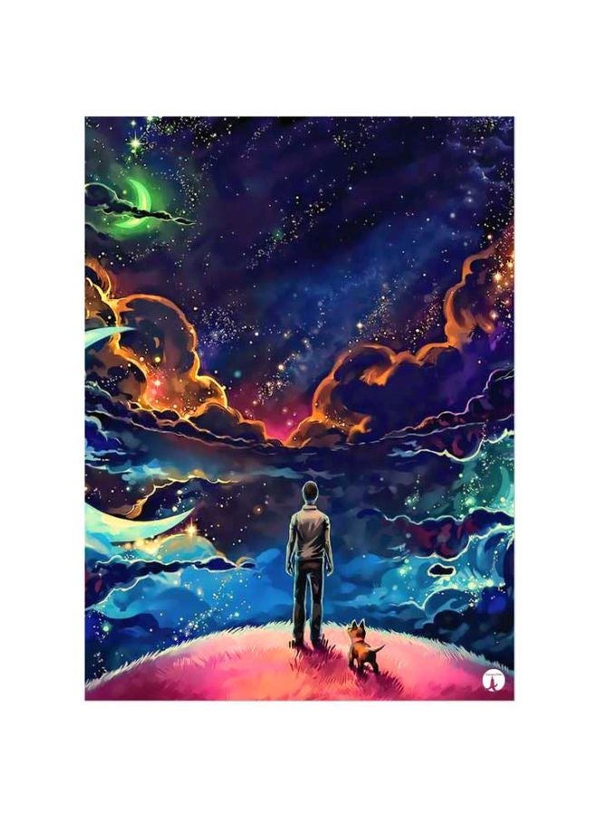 بي بي لوحة ماوس مزينة بطبعة رسمة متعدد الألوان