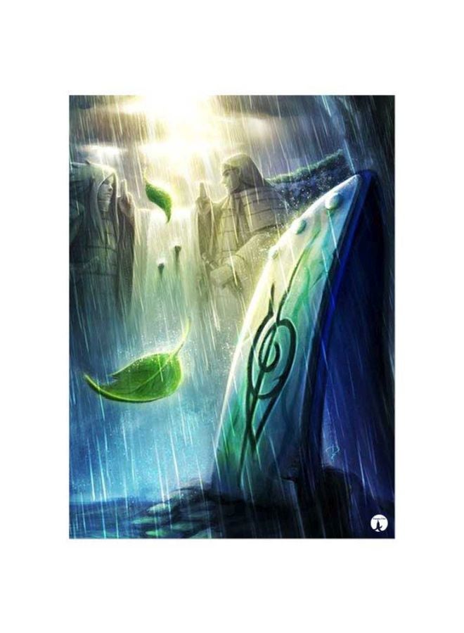 BP Anime Naruto Printed Mousepad Blue/Green/Grey