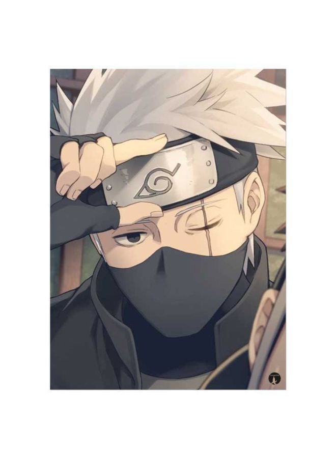 BP Animation Naruto Printed Mousepad Beige/Grey