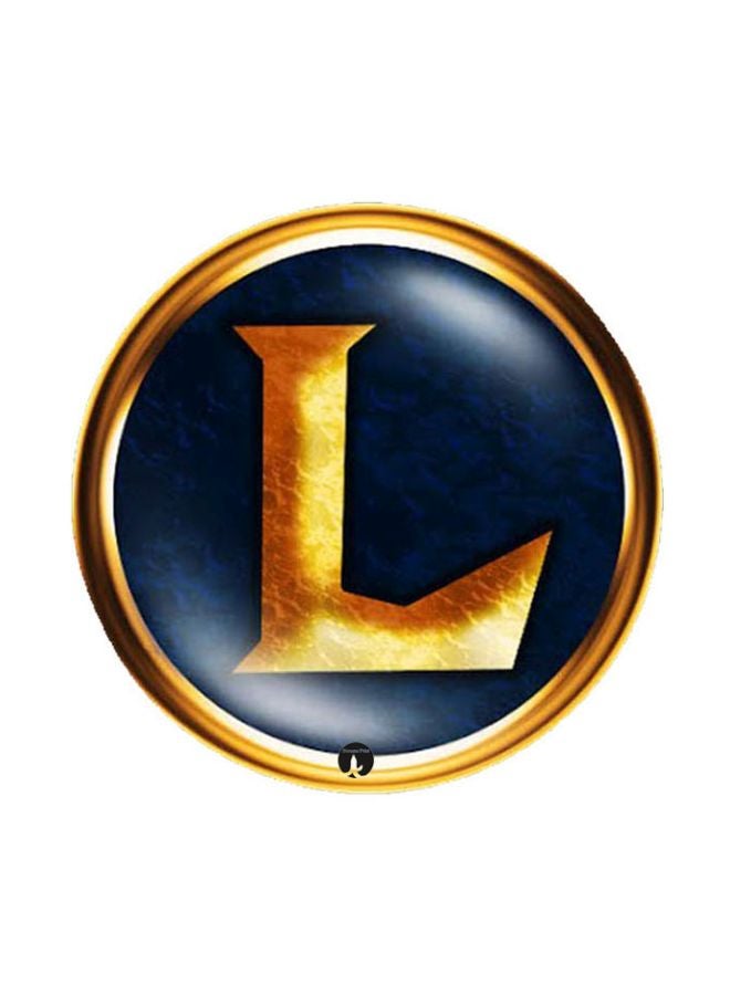 BP Mousepad Of The Video Game League Of Legends Blue/Yellow