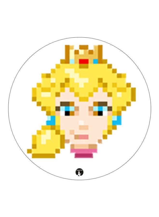 BP Super Mario Printed Mousepad Yellow/White/Pink