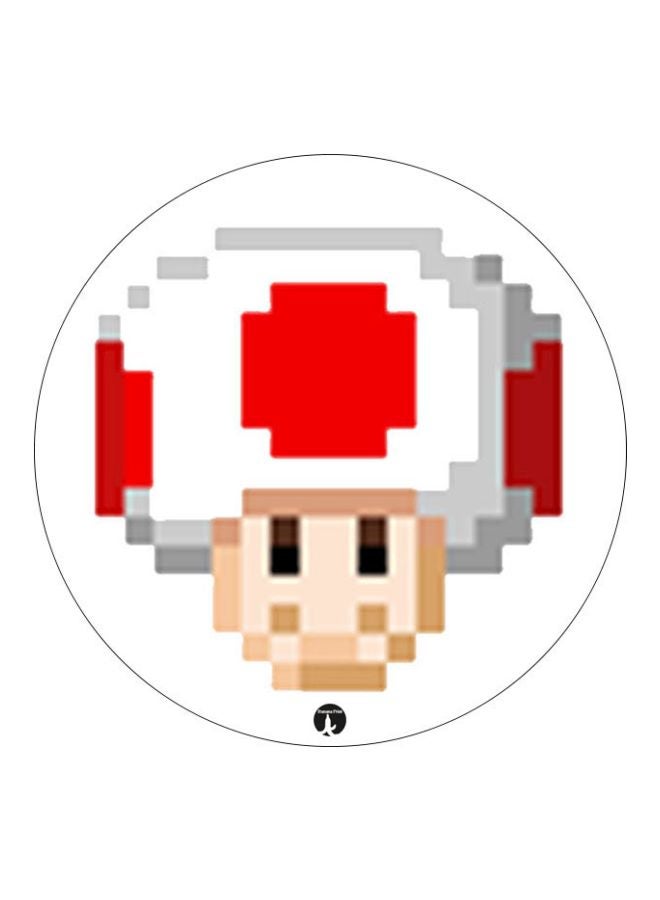 BP Super Mario Printed Mousepad Red/Grey/White