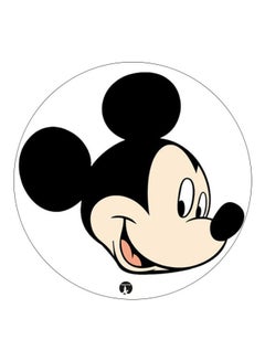 Mickey Mouse Printed Mouse Pad Black/Beige/White