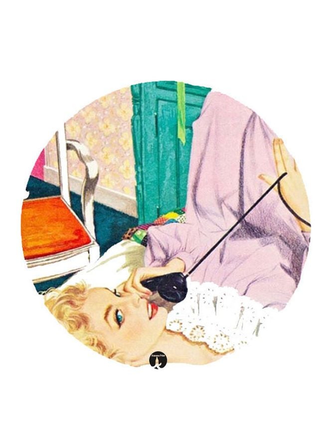 لوحة ماوس مطبوع عليها رسمة من فن البوب آرت متعدد الألوان