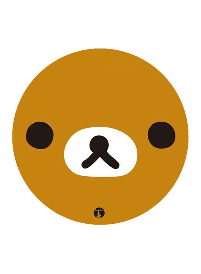 BP Bear Rilakkuma Printed Mouse Pad Beige/Black/White