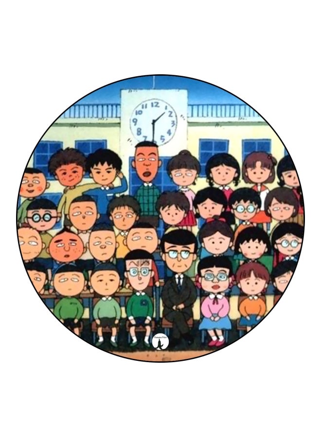 BP Anime Chibi Maruko Chan Printed Mousepad Beige/Blue/Black