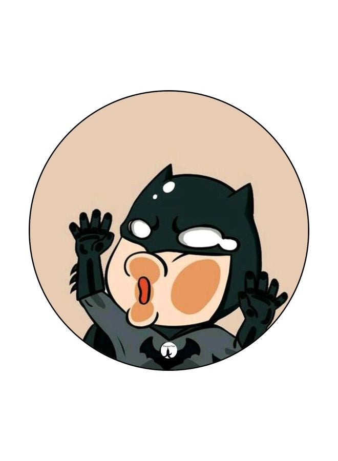 BP Batman Printed Mousepad Beige/Black/Brown