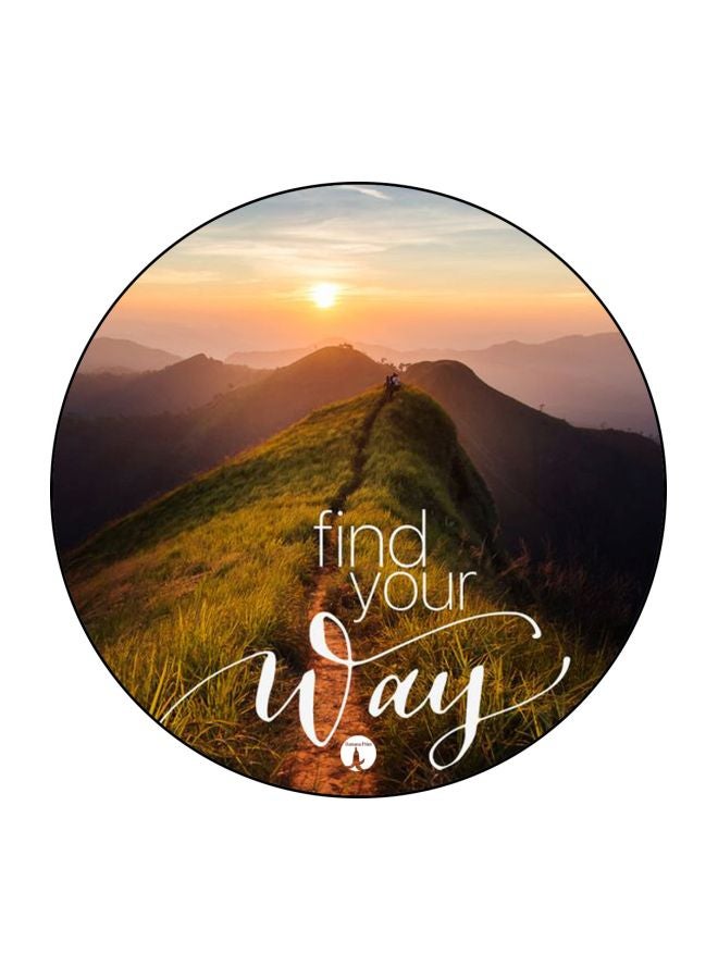 BP Quote Printed Mouse Pad White/Green/Yellow