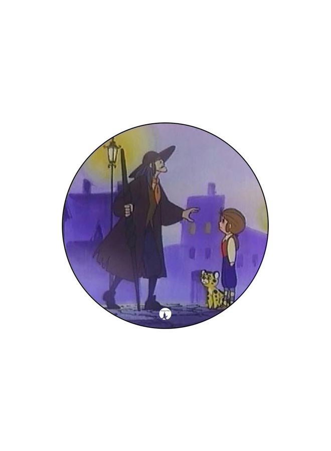 BP Animation Jazeerat Al Kanz Printed Mousepad Purple/Brown/Yellow