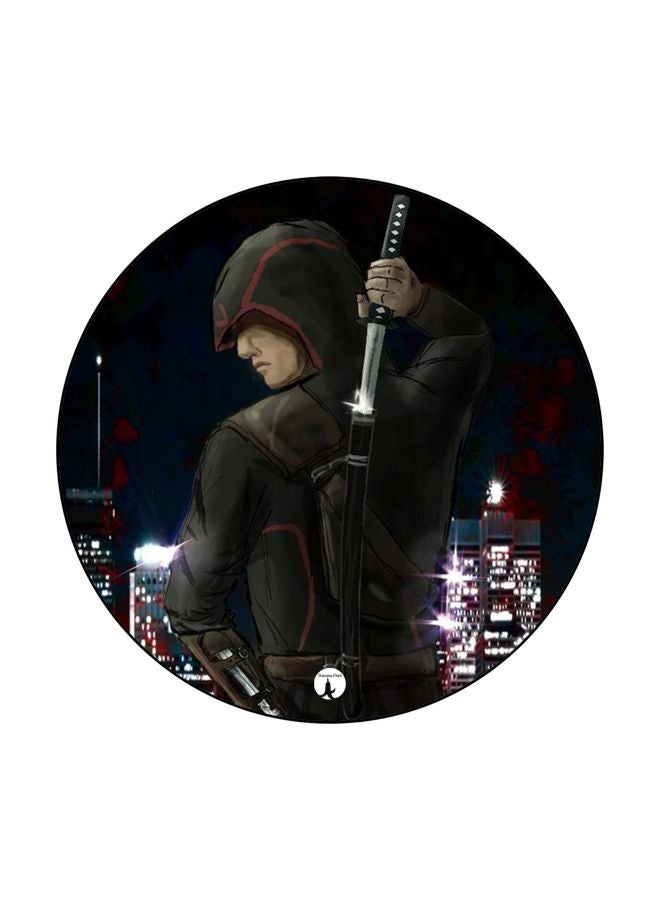 BP Assassin's Creed Printed Mousepad Black/White/Red