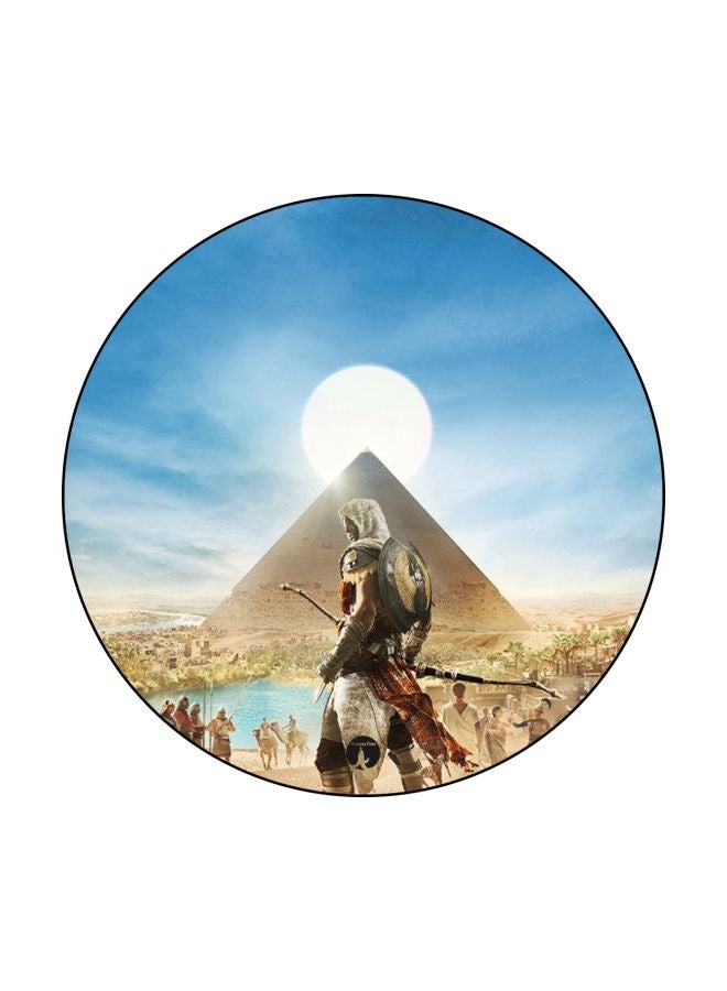BP Assassins Creed Printed Mouse Pad Blue/Brown/White