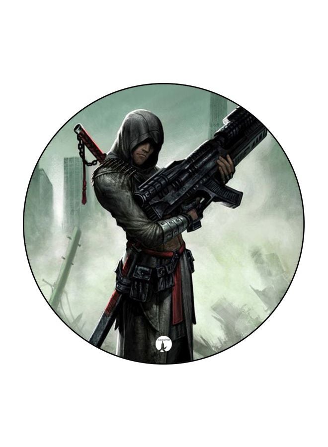 Assassin's Creed Printed Mousepad Black/Green/Grey
