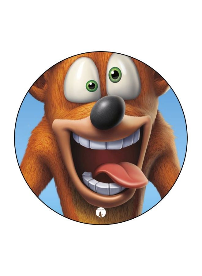 BP Crash Printed Mousepad Brown/Blue/White