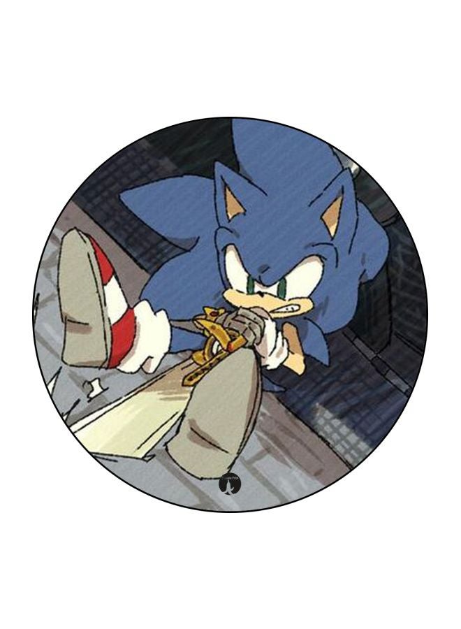 BP Sonic Printed Mousepad Blue/Grey/White