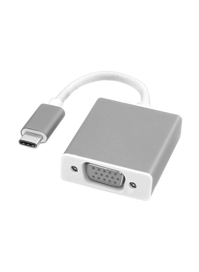 مُحول من النوع C إلى VGA فضي - Image 1