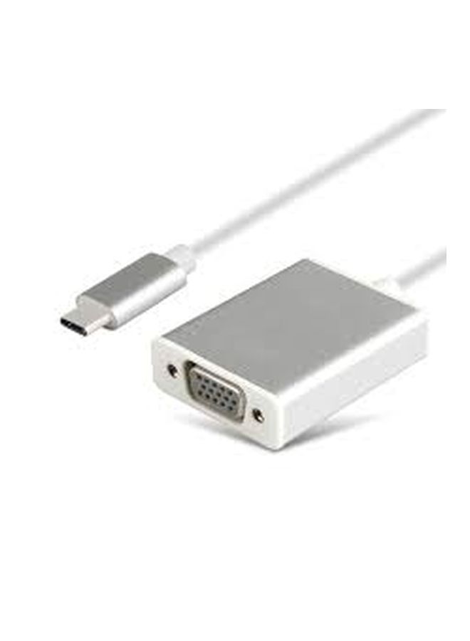 مُحول من النوع C إلى VGA فضي - Image 2