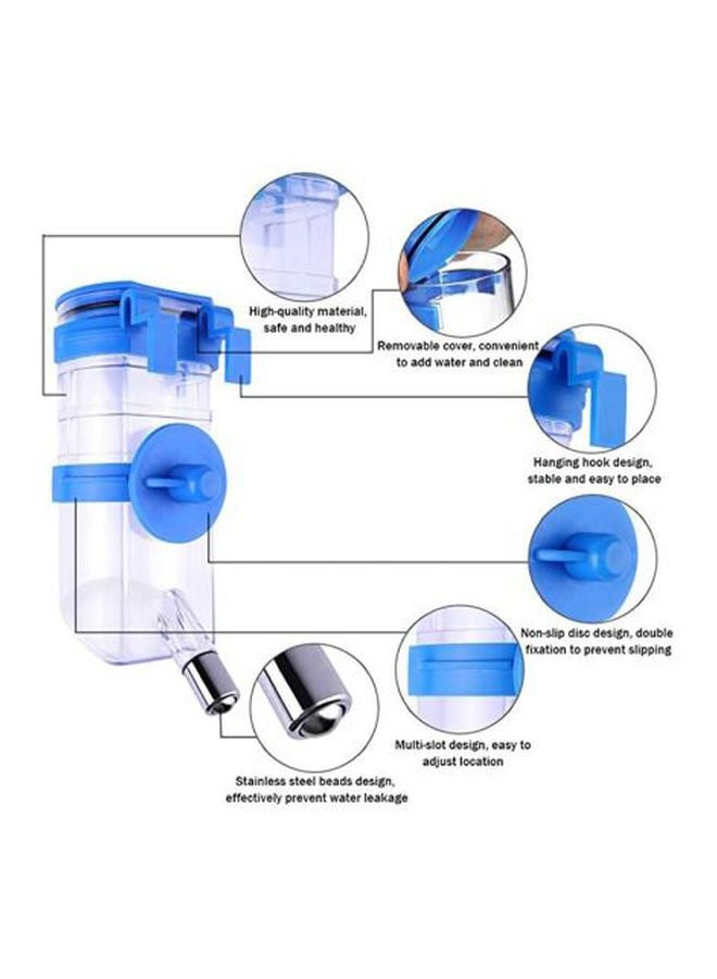 Non Drip Dog Water Bottle Blue - Image 2