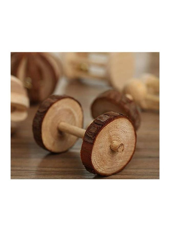 Pack Of 5 Hamster Chew Toys Brown/Beige 18cm - Image 4