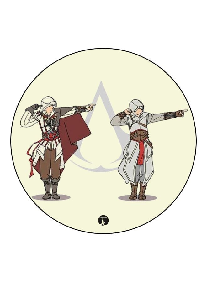 Assassin's Creed Video Game Printed Mouse Pad Multicolour