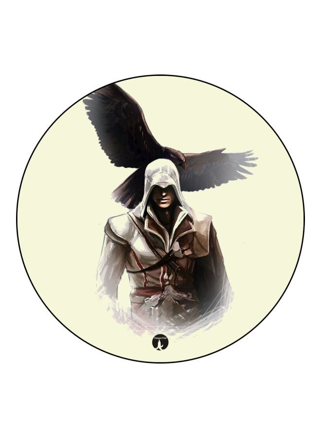 Assassin's Creed Printed Mouse Pad Yellow/Black/Brown