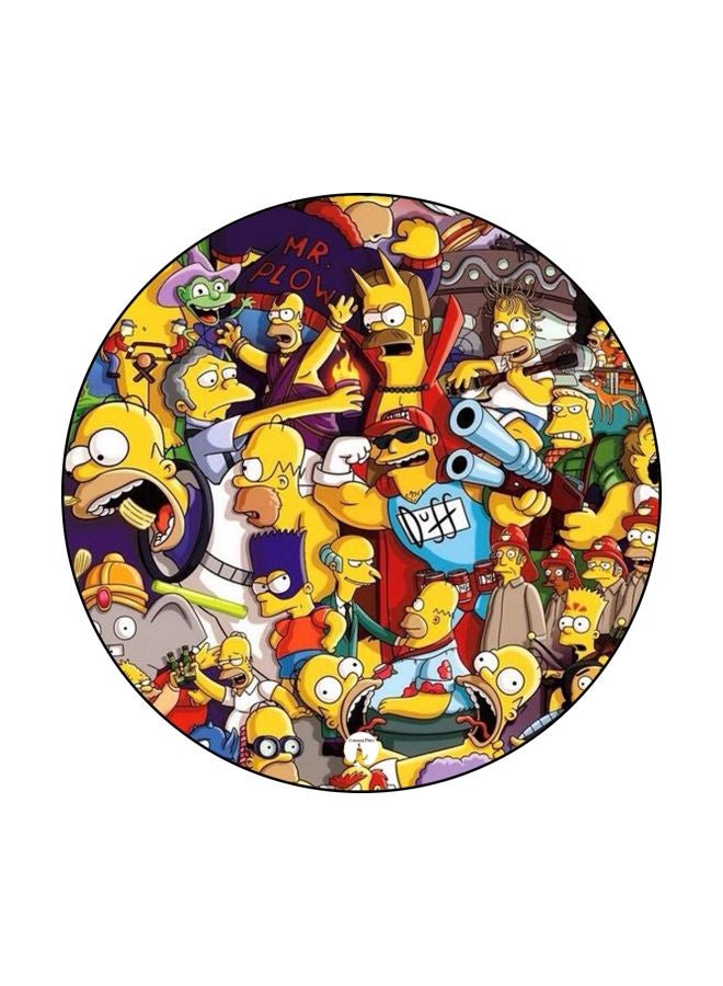 BP Simpsons Printed Mousepad Multicolour