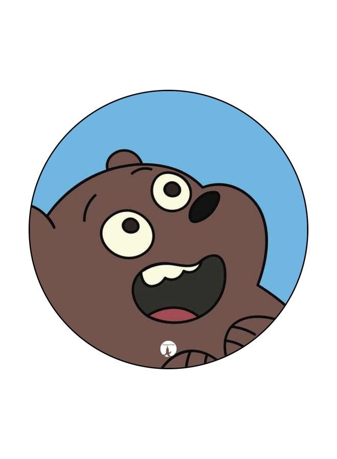 BP We Bare Bears Printed Mousepad Brown/Blue/Black