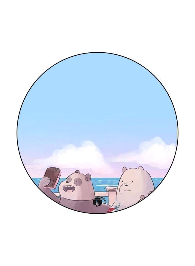 We Bare Bears Printed Mouse Pad Multicolour