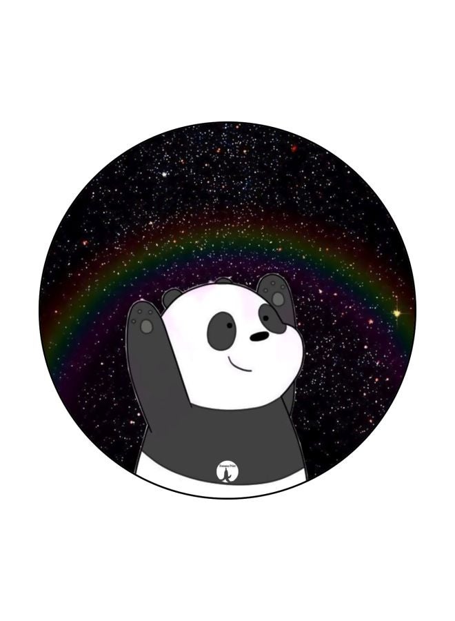 We Bare Bears Printed Mousepad Black/White/Blue