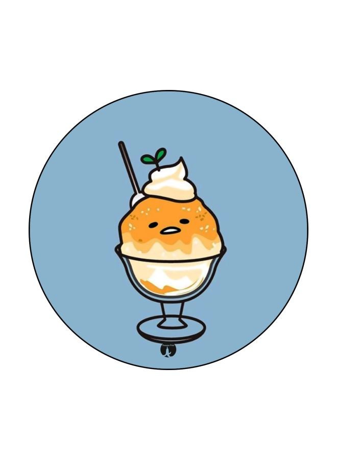 Gudetama Printed Mouse Pad Blue/Yellow/White