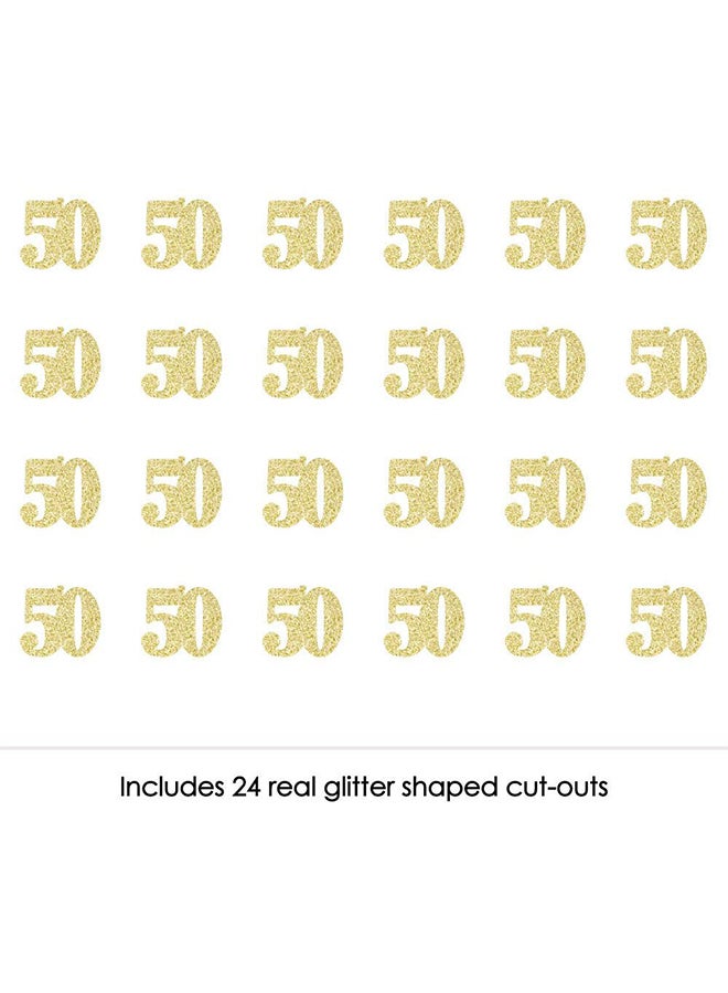 Big Dot of Happiness Set Of 24 Birthday Party Confetti 2 x 2.5inch  - Image 2
