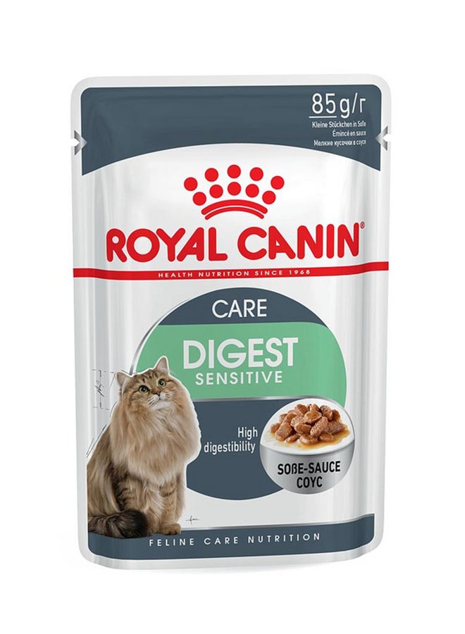 ROYAL CANIN Digest Sensitive (In Gravy )Pouch Brown 85grams  - Image 1
