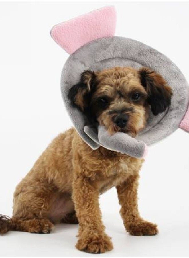 شاربدو ياقة واقية للرقبة للحماية من العض رمادي/وردي 60Ø³Ù†ØªÙŠÙ…ØªØ± - Image 2