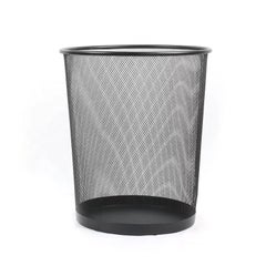 Metal Mesh Waste Bin Black 7.5x9x10.6inch - v1577169655/N19372062A_1