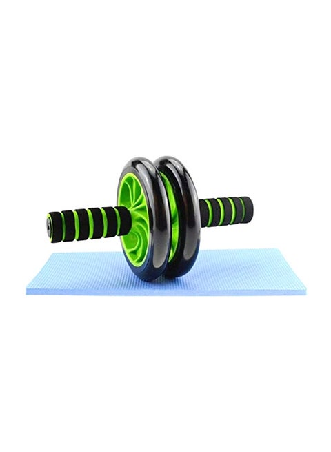 Double Wheel Ab Roller With Knee Mat