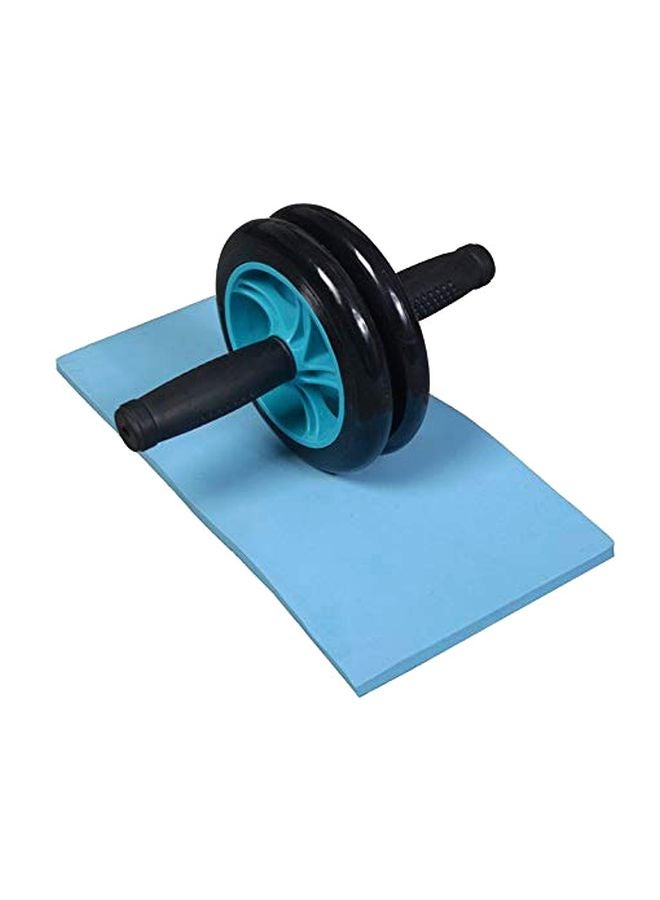 Ab Roller Wheel With Knee Mat Set