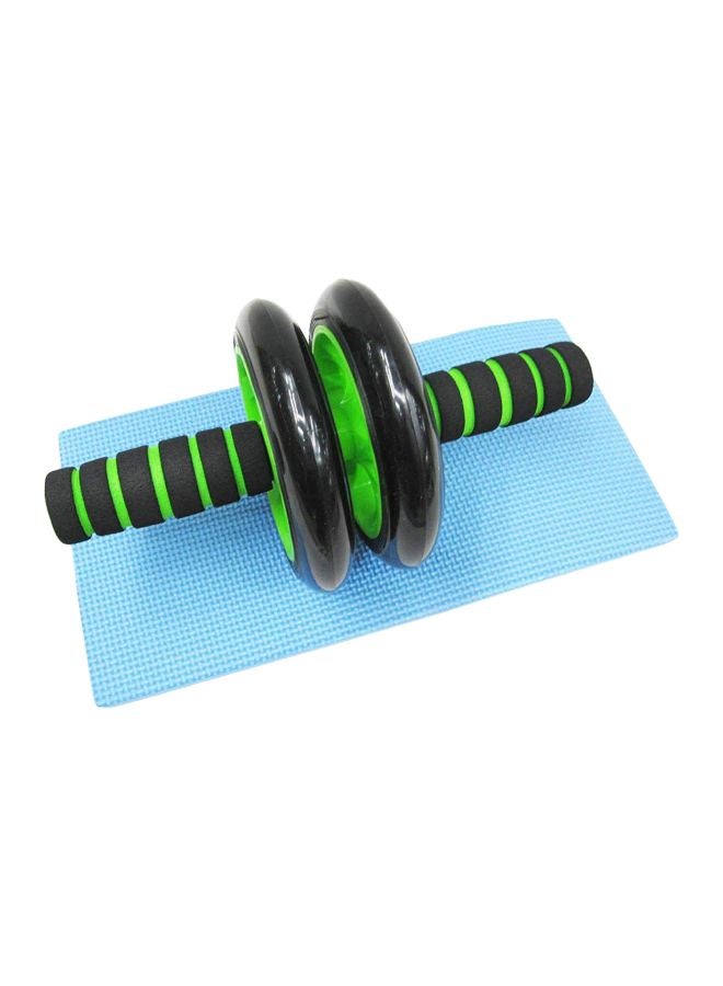 BOLIZ Ab Roller Wheel With Knee Mat Set
