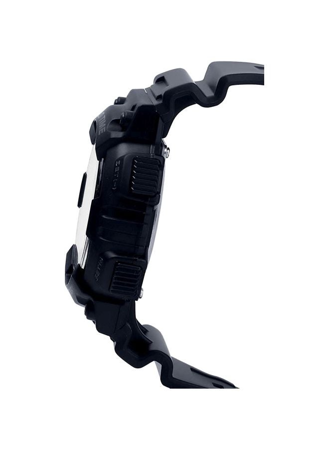 كاسيو ساعة يد رقمية وبعقارب مقاومة للماء طراز AEQ-110W-1BVDF - 47 مم - أسود للرجال - Image 3