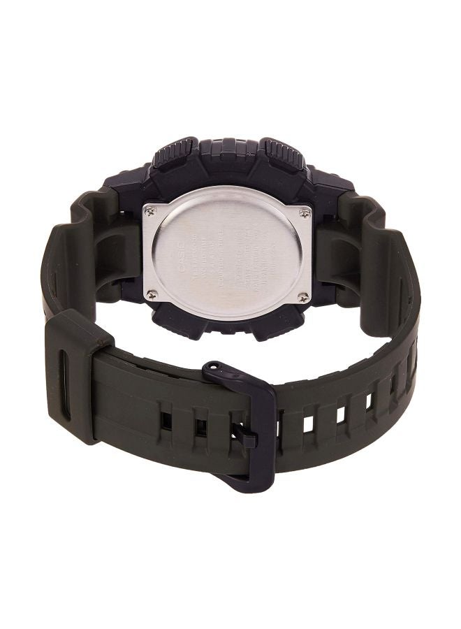 CASIO Men's Water Resistant Analog/Digital Watch AEQ-110W-3AVDF - Image 2