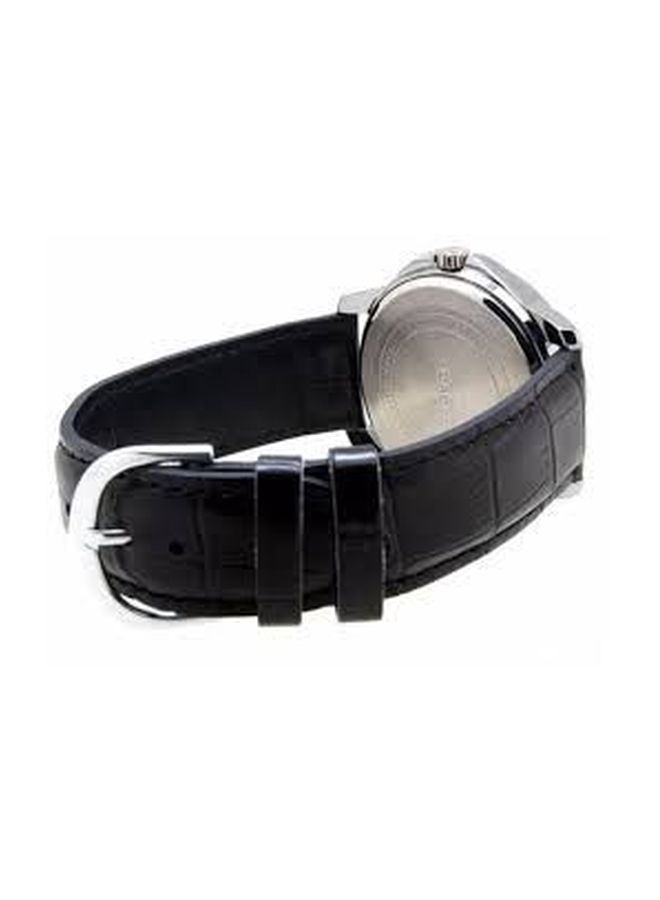 Men's Water Resistant Analog Watch MTP-V004L-1AUDF - 42 mm - Black - v1577172761/N32956322A_2