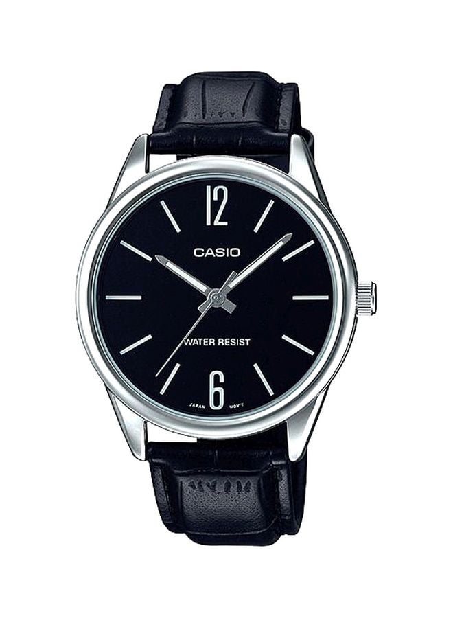 CASIO Men's Enticer Water Resistant Analog Watch MTP-V005L-1BUDF - 47 mm - Black  - Image 1