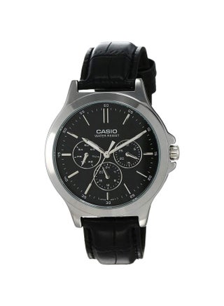 Men's Water Resistant Analog Watch MTP-V300L-1AUDF - 42 mm - Black - v1577172801/N32956327A_1
