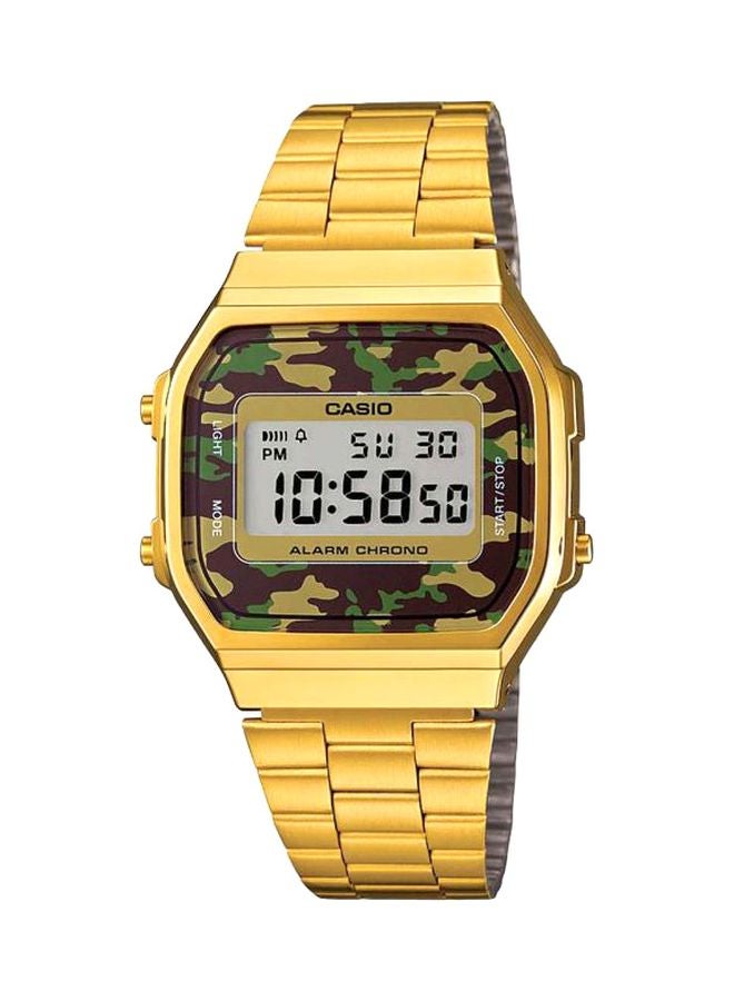 CASIO Water Resistant Vintage Series Digital Watch A168WEGC-3DF  - Image 1