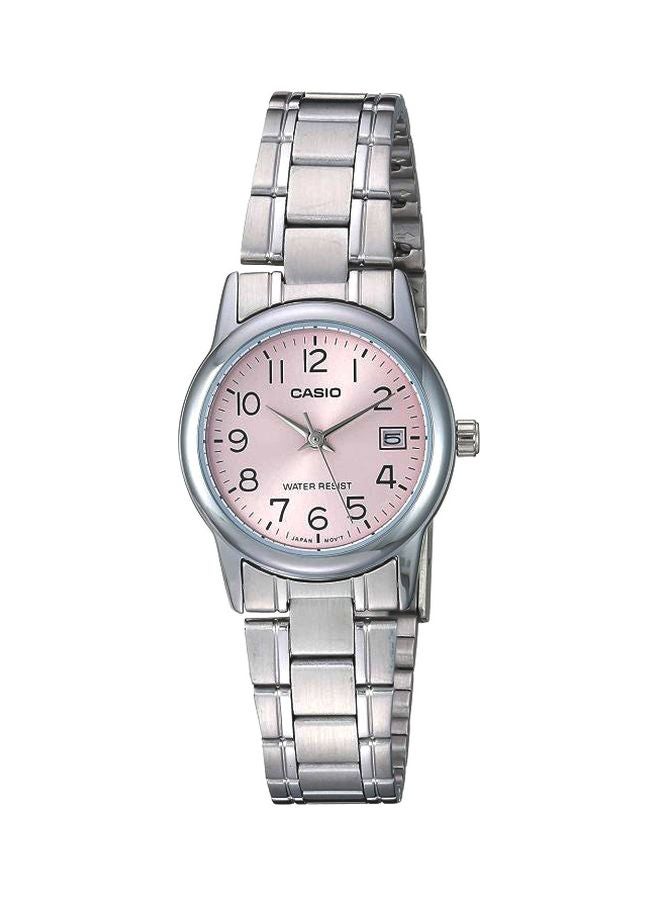 CASIO Women's Dress Water Resistant Analog Watch LTP-V002D-4BUDF - 25 mm - Silver  - Image 1