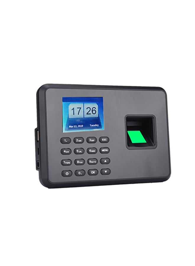 Generic Biometric Attendance Machine - UK Plug Black  - Image 1
