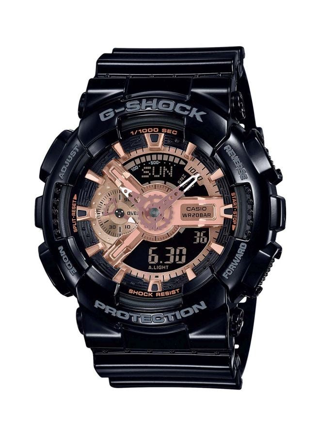 جي شوك ساعة يد رقمية وبعقارب مقاومة للماء طراز GA-110MMC-1A men