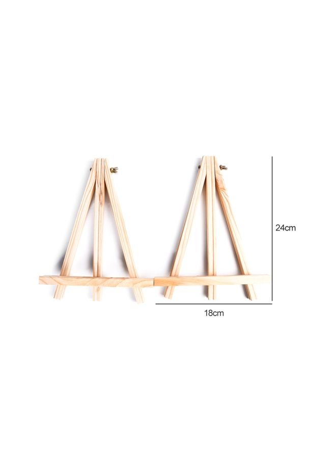Generic - 2-Piece Mini Wooden Easel set Beige - Image 1